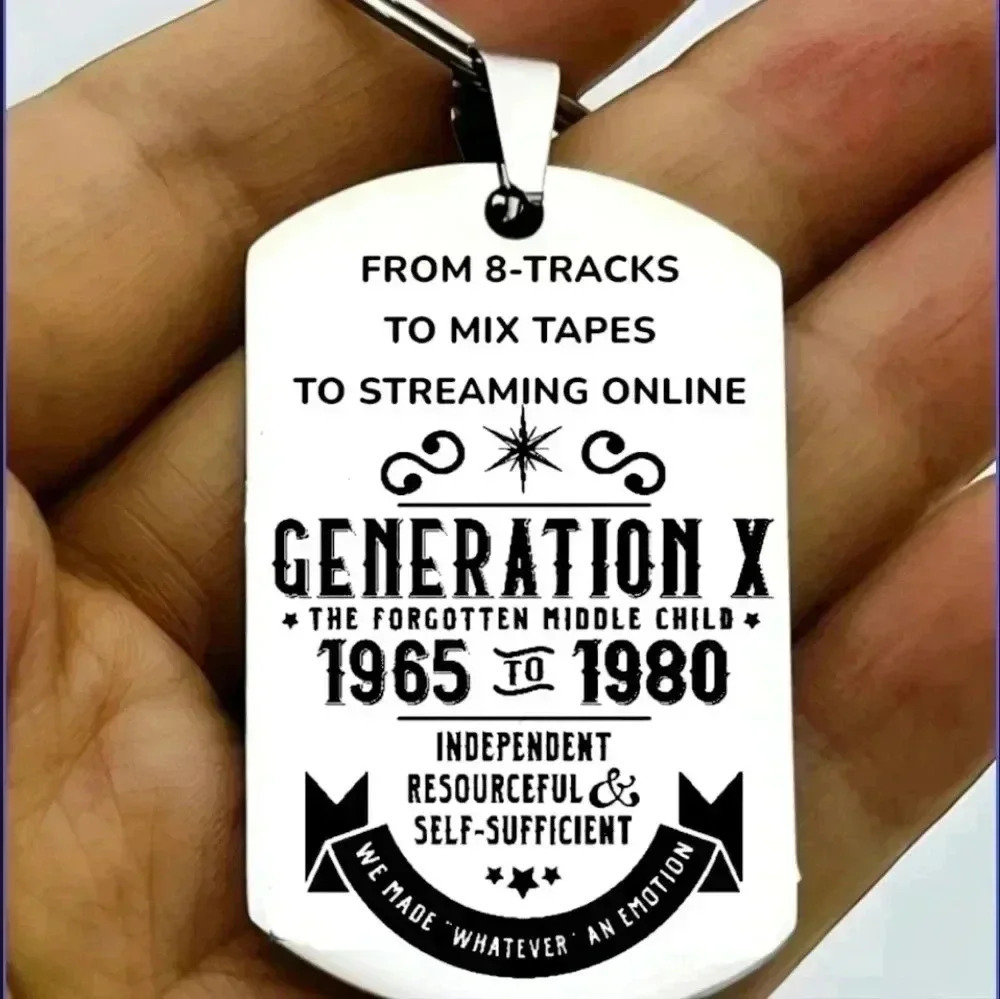 Generation x 1965 1980 hot Keychain